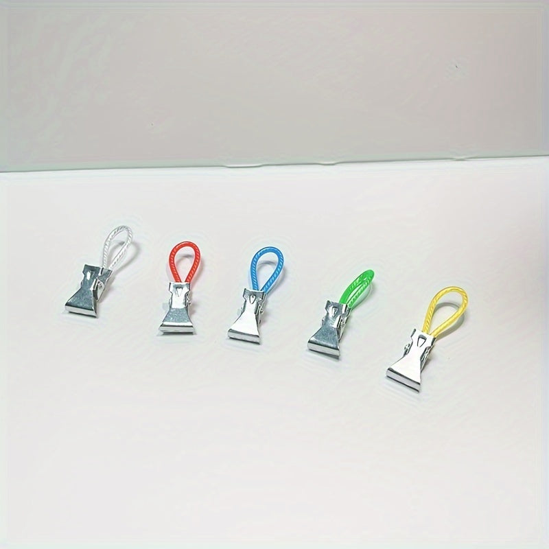 10 ta rangli metall sochiq osgichlari va 5 ta ko'p funksiyali paypoq va ichki kiyim kliplari to'plami. Oshxona va hammom saqlashni tartibga solish uchun mukammal, bu quritish kliplari uyda foydalanish uchun ideal.