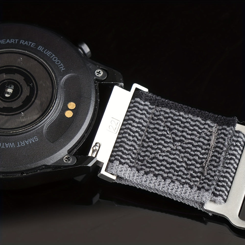 Nylon Watch Strap 20/22mm Compatible with Samsung Galaxy Watch Series Huawei Xiaomi Classic