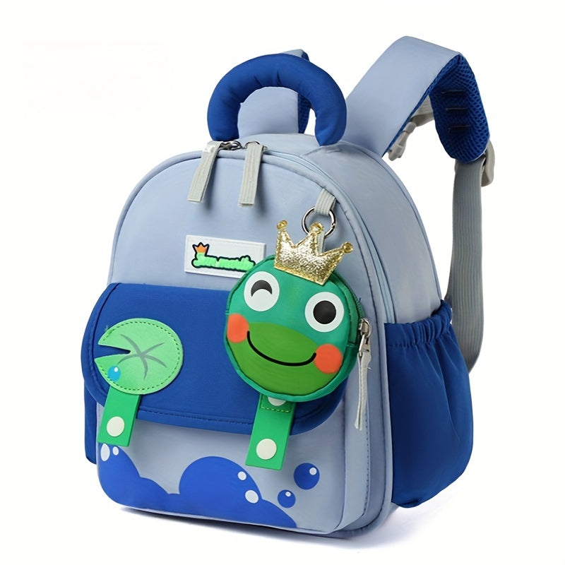 Kids Mini Backpack Cartoon Lightweight Durable Nylon Adjustable Straps for Going Out