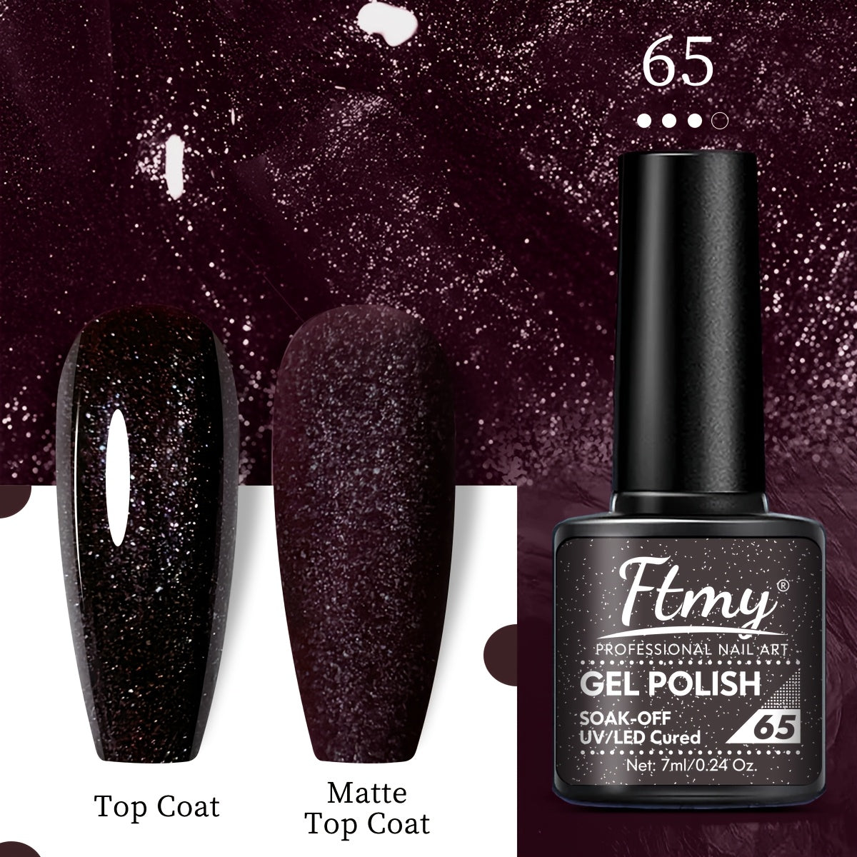 Women Gel Nail Polish Strong Bright Colors Long-Lasting