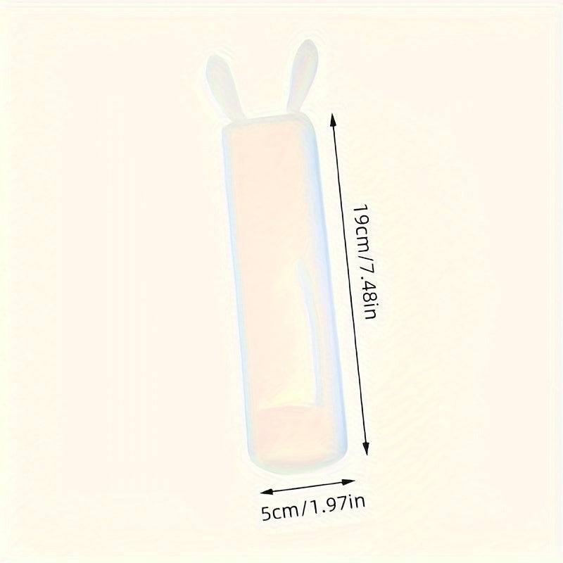 Rabbit-Shaped Silicone Remote Control Cover Dustproof Glow-in-the-Dark for TV and Air Conditioner