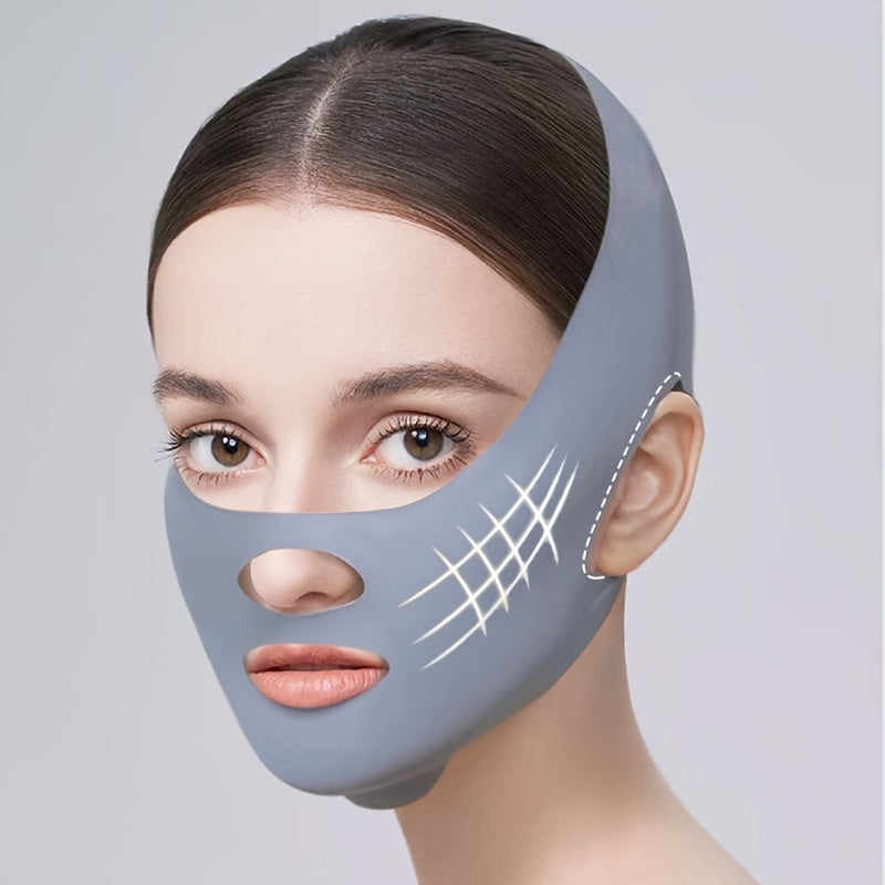 Women Facial Slimming Band Reusable Nylon Chin Cheek Lift Belt for V Line Shaping