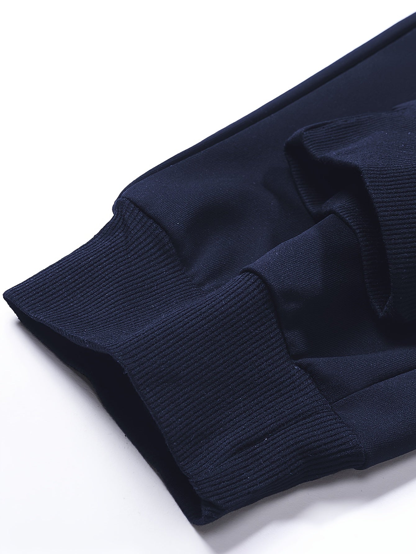 Men's Casual 2-Piece Set Hoodie and Pants Solid Color Long Sleeve Autumn Spring