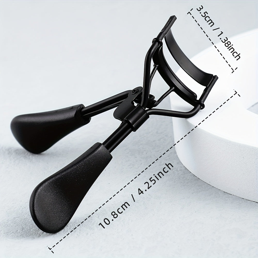 Women's Stainless Steel Portable Eyelash Curler for Perfect Curls