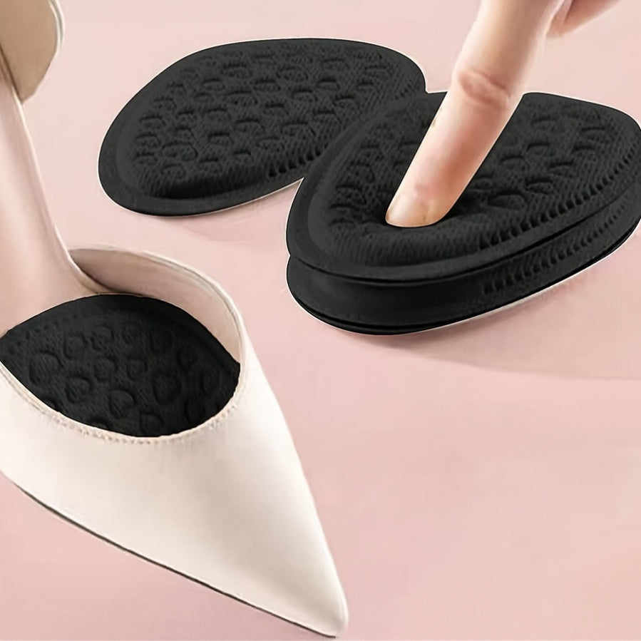 Women's Memory Foam Forefoot Pads Non-Slip Half Insoles for High Heels