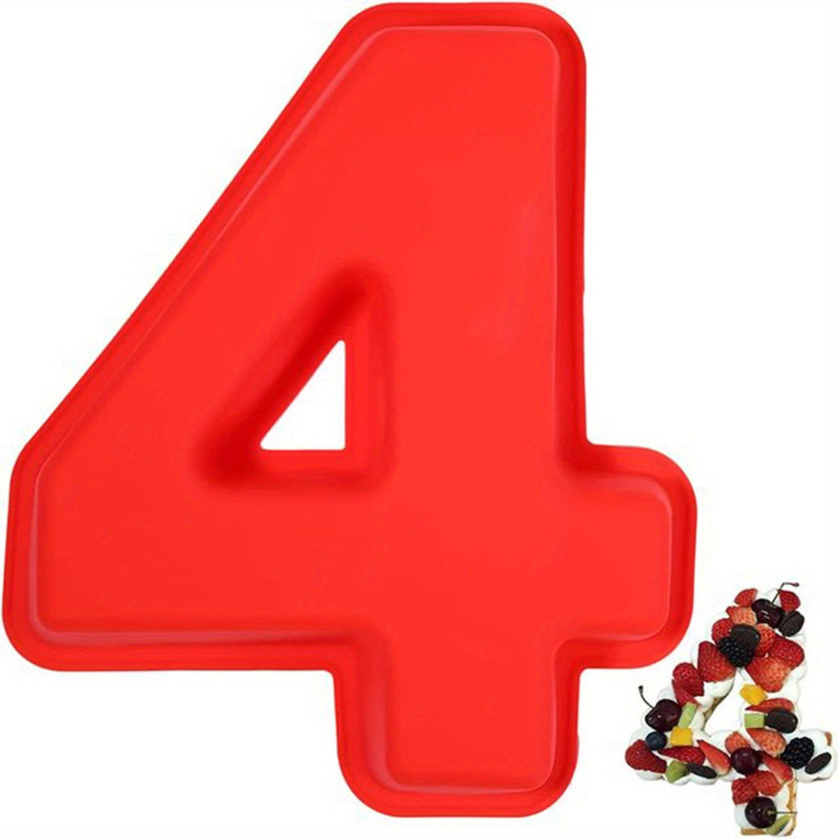 Silicone Cake Mold for 3D Large Cakes Numbers 0-9 for Birthdays Weddings