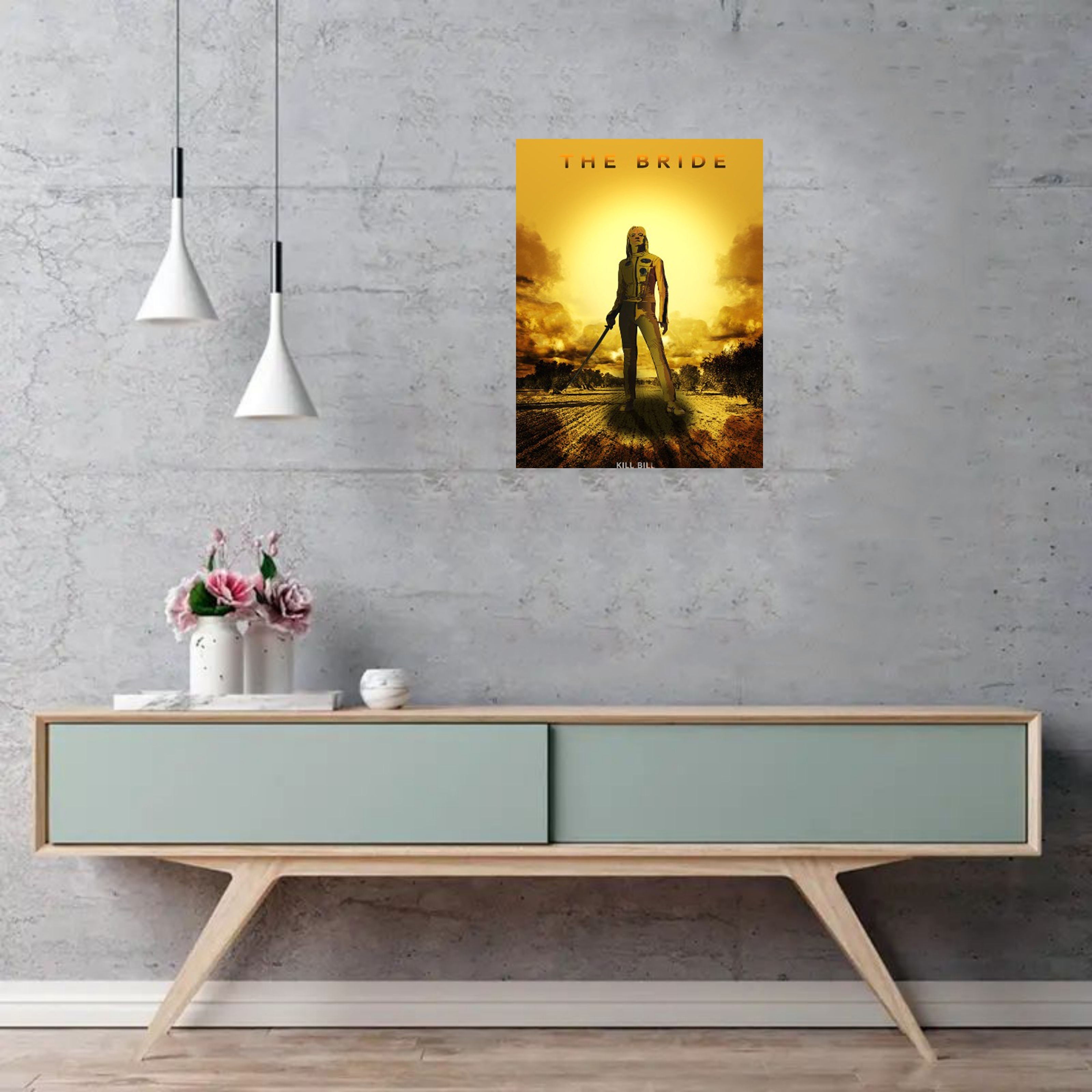 Unframed Canvas Wall Art Poster The Bride 12x16 Inches for Home Office Decor