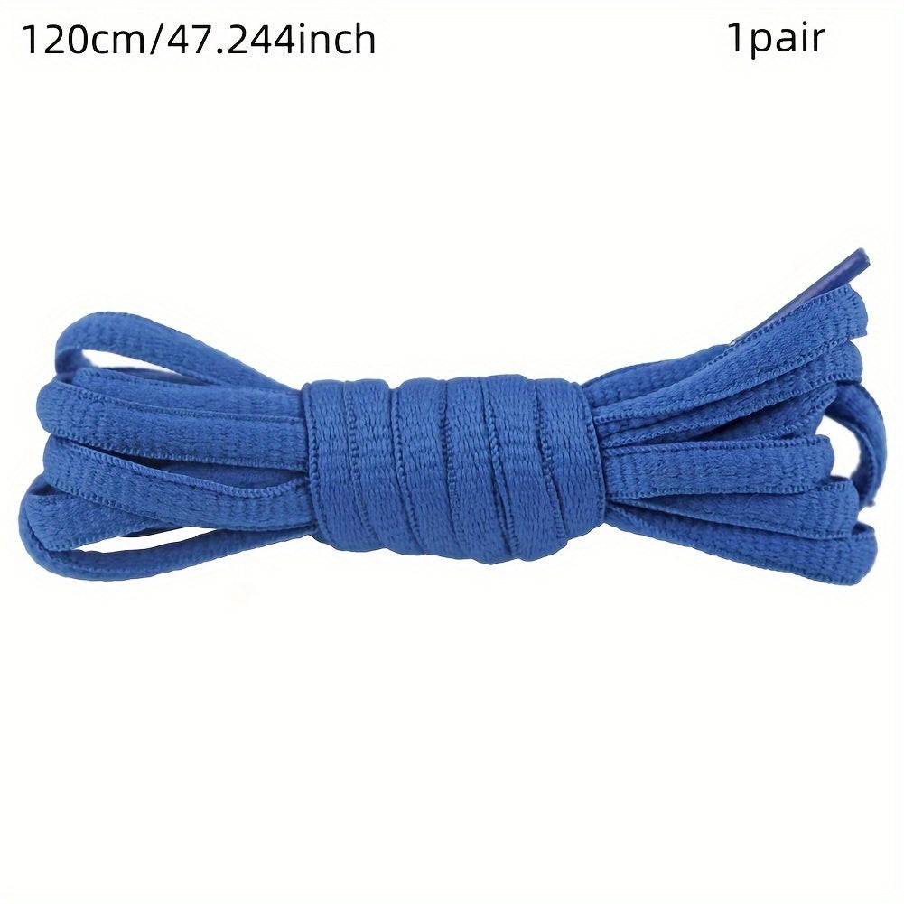 Unisex Classic Nylon Half Round Shoelaces for Sneakers 100cm-120cm
