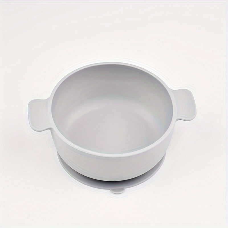 Silicone Feeding Bowl for Kids with Suction Cup Microwave Safe Dishwasher Safe