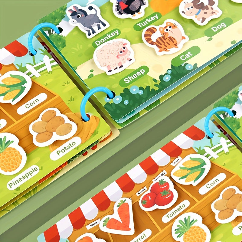 Educational Children's Materials Paper Mixed Color Age 3+ Educational Toys and Learning Aids