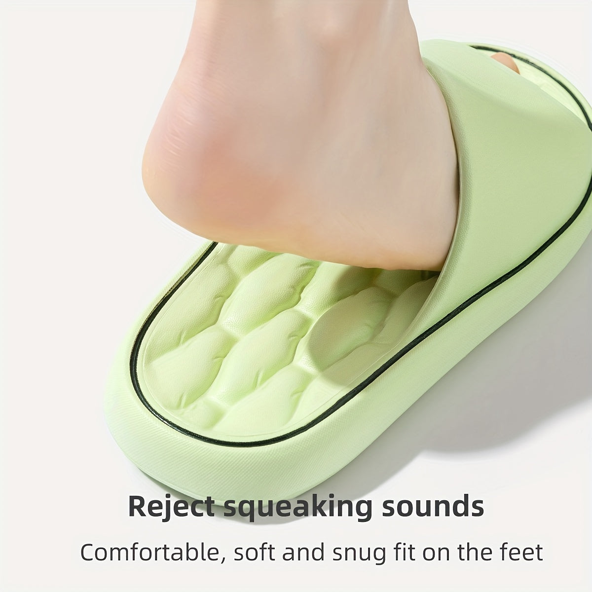 EVA Leak-Proof Slides Casual Non-Slip Open Toe Slippers for Home and Daily Wear