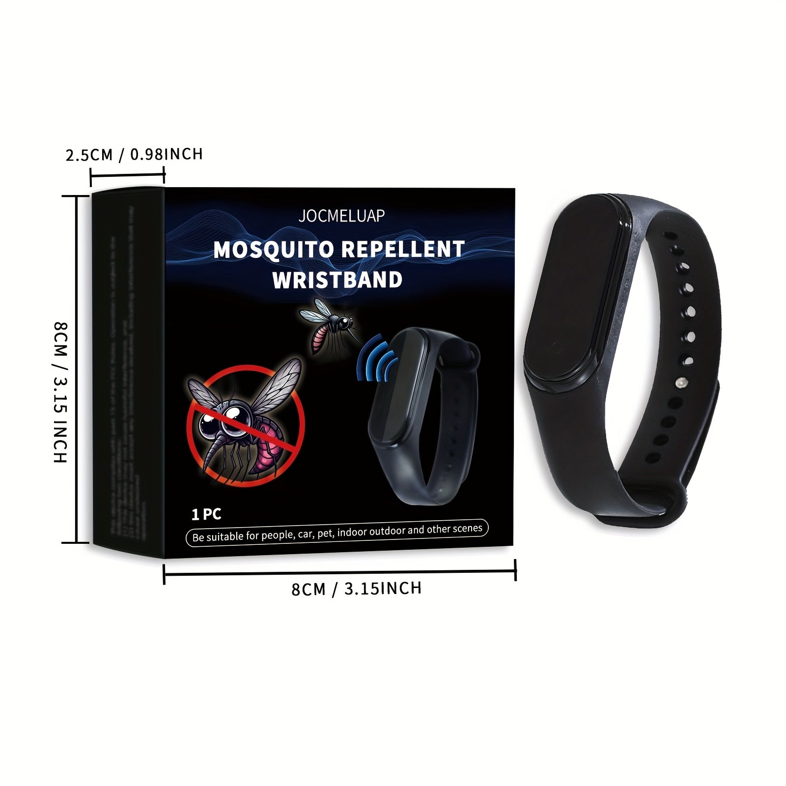 Unisex Silicone Mosquito Repellent Bracelet Outdoor Insect Protection