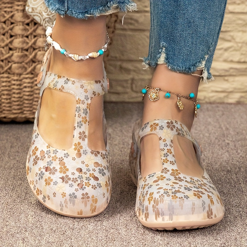 Women's Breathable TPU Shoes Lace-Up Strappy Summer Beach Casual Shoes