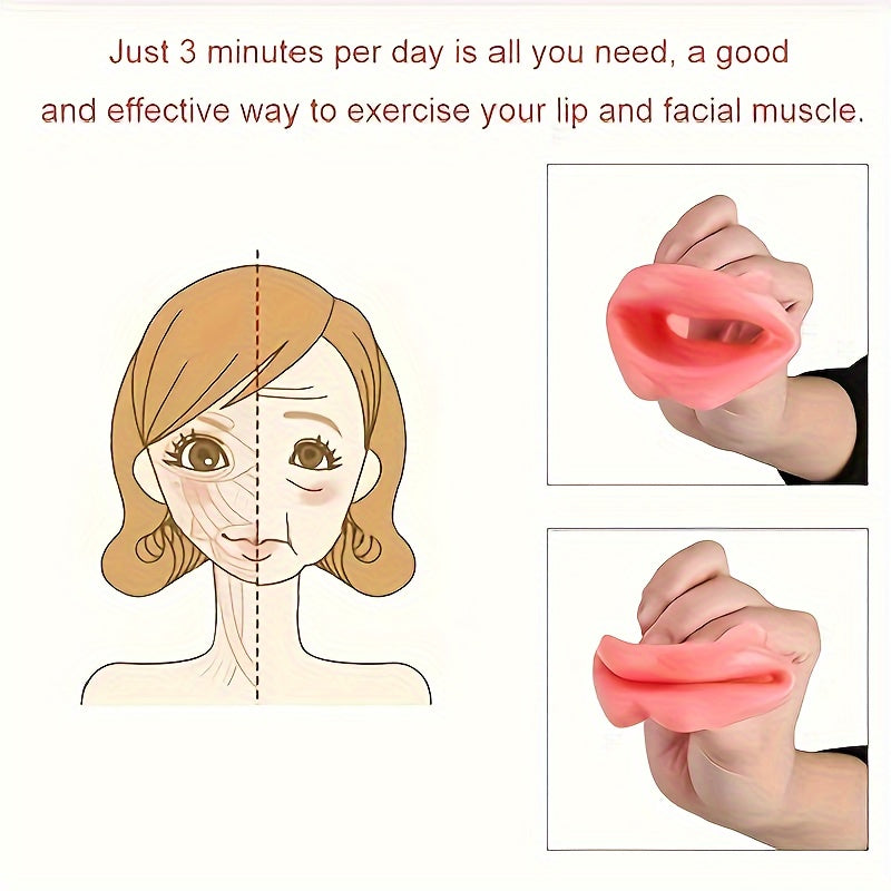 Silicone Lip Corrector Facial Fitness Tool for Women Oral Smile Trainer Portable