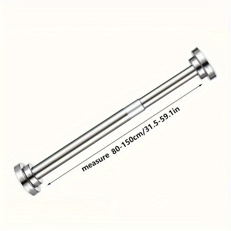 Moslashuvchan zanglamaydigan po'lat kiyim qatori, teshiksiz o'rnatish, balkonlar va shkaflar uchun