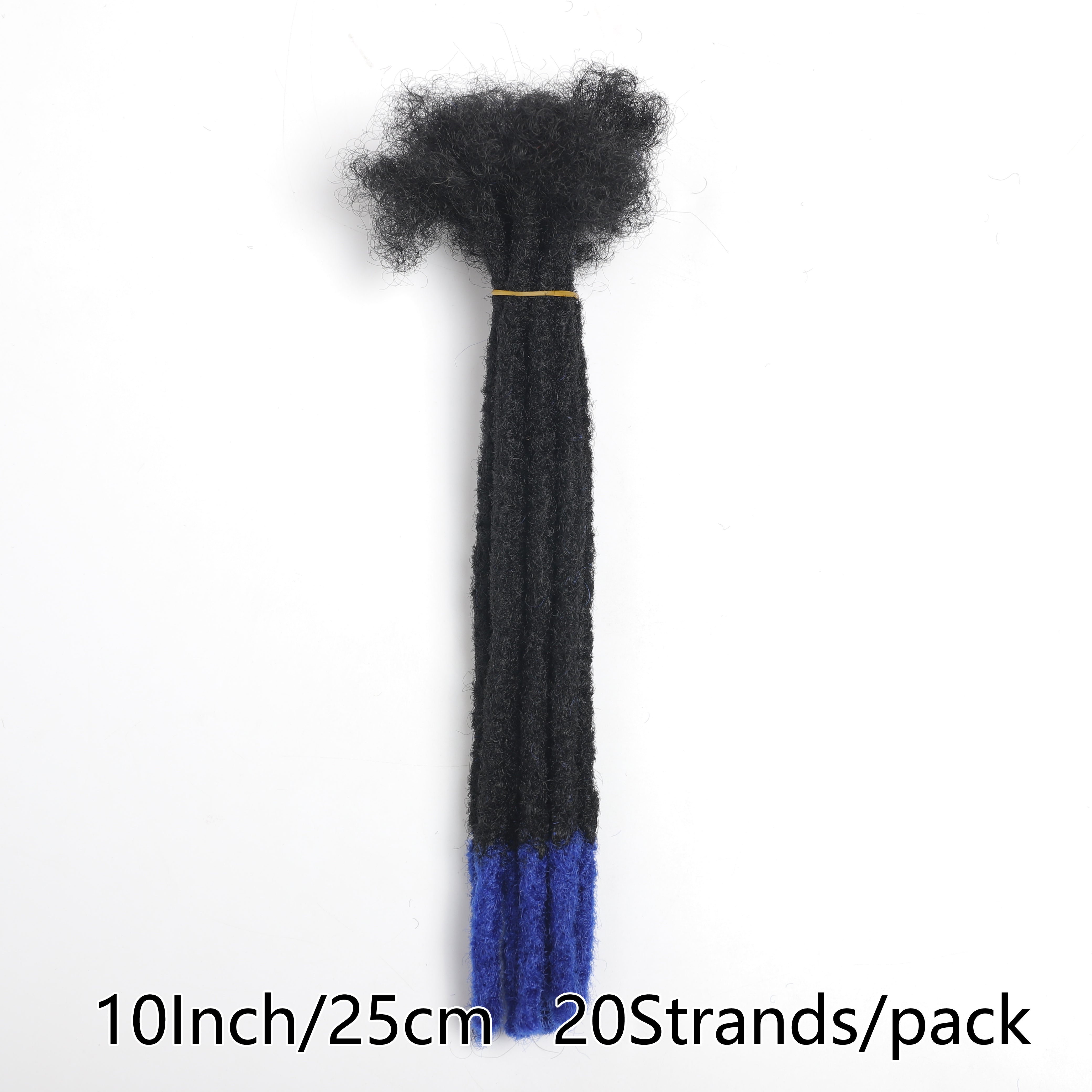10-Inch Synthetic Loc Dreadlocks Extensions 20 Strands Afro Kinky Style