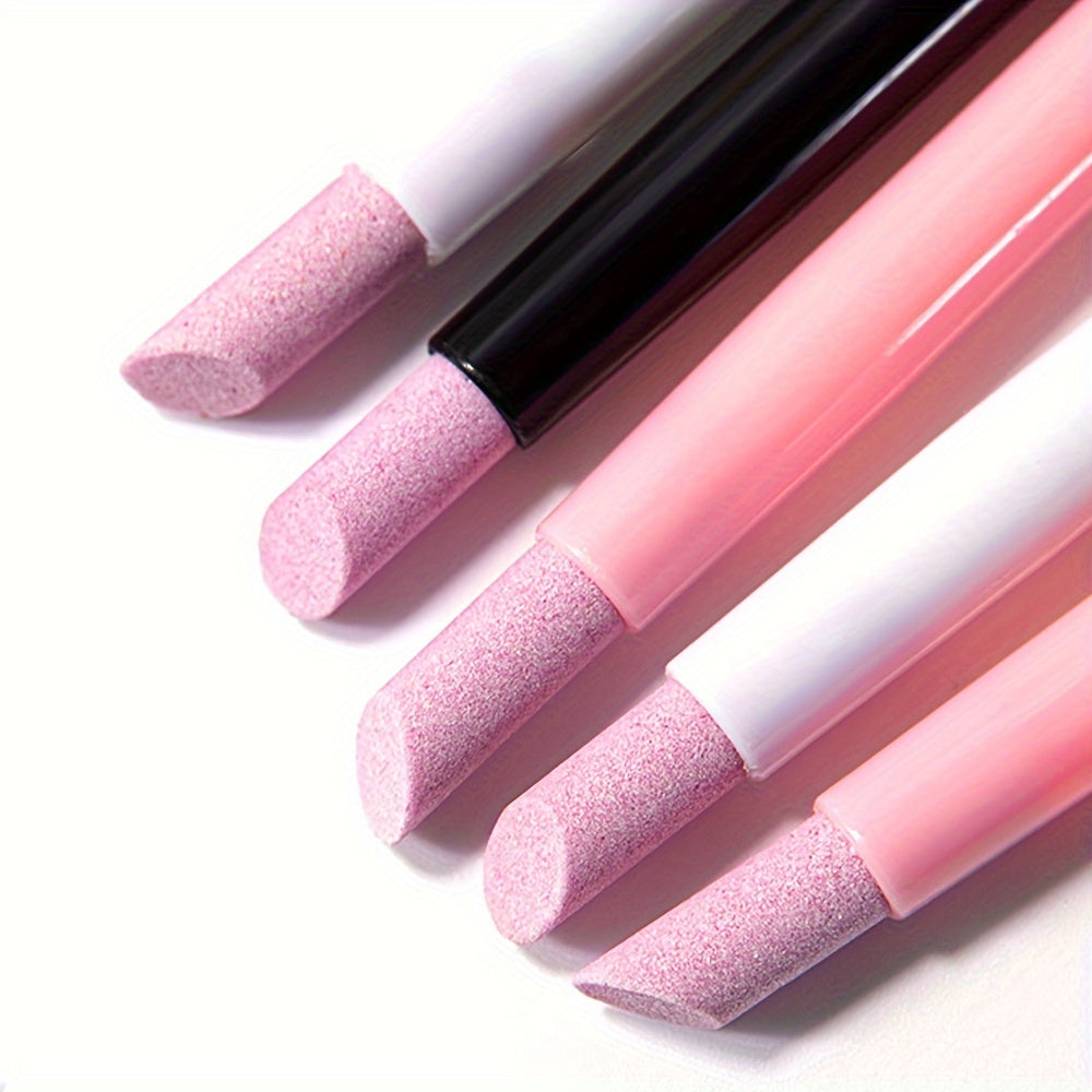 Unisex Quartz Stone Nail Care Tool for Cuticle Removal, Gentle, Portable