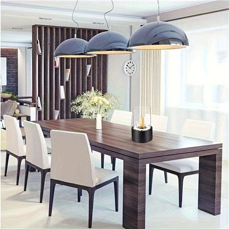Romantic Round Metal Tabletop Fireplace Indoor Outdoor Non-Electric Heater