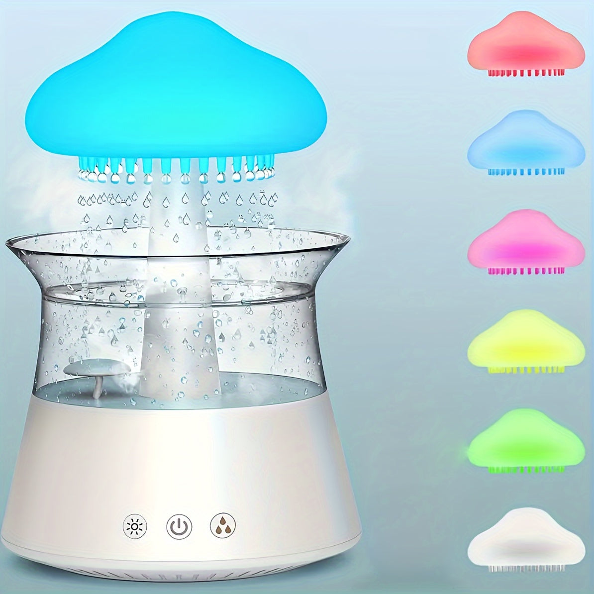Aromatherapy Essential Oil Diffuser with Night Light and Humidifier for Relaxing Bedside