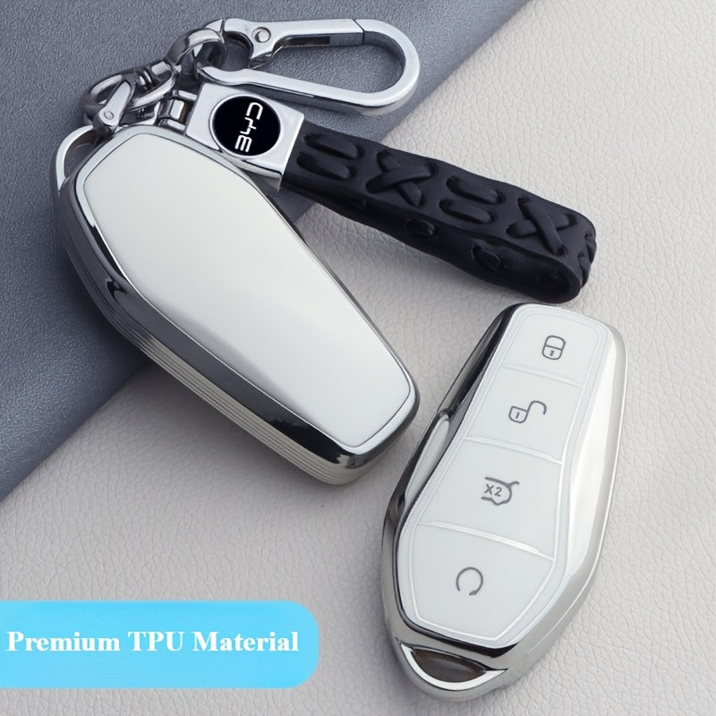 1 шт. прочный чехол-кейс для автомобильного ключа TPU для EV с защитой от падений и износостойкостью