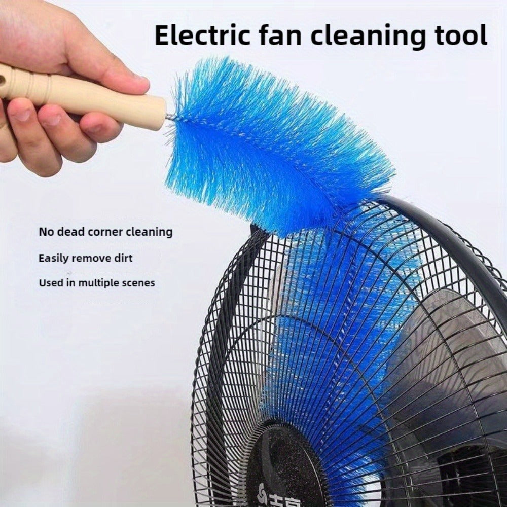 Гибкие щетки для очистки вентиляторов с длинными сгибаемыми ручками, синий пластик