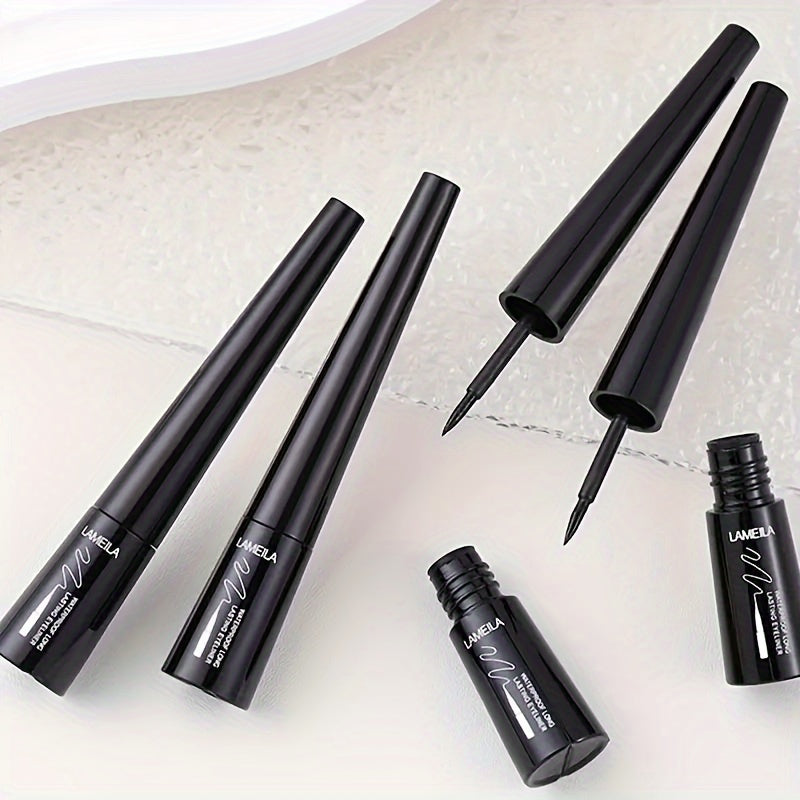 Women's Waterproof Liquid Eyeliner Pen with Matte Finish Black