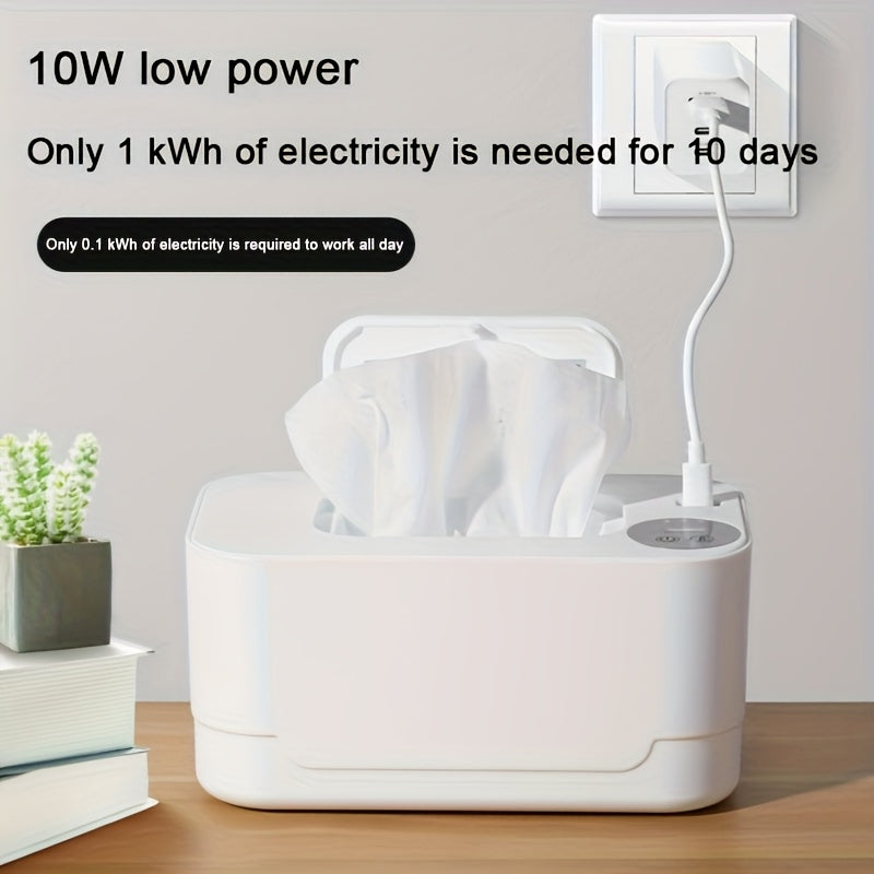 USB Wet Wipe Warmer for Travel Minimalist Design Portable Car Wipe Warmer