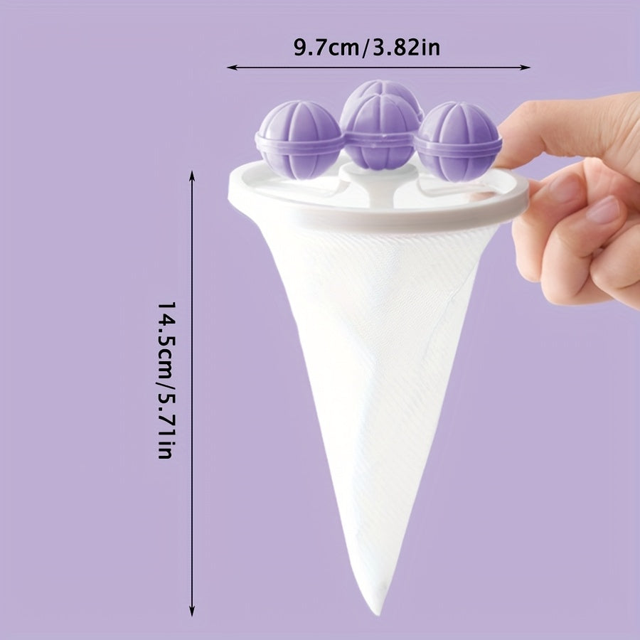 2pcs Laundry Filter Bags MeshLint Catcher for Washing Machine Pet Hair