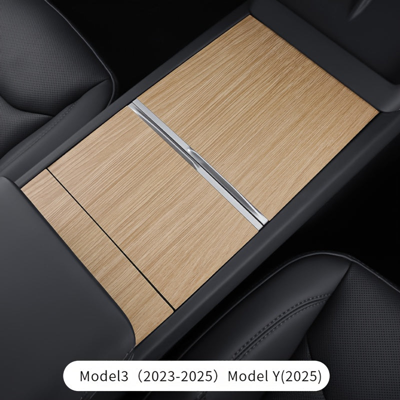 Avtomobil ichki markaz konsoli qoplamasi karbon tolasi yog'och to'qimalari chizishga qarshi