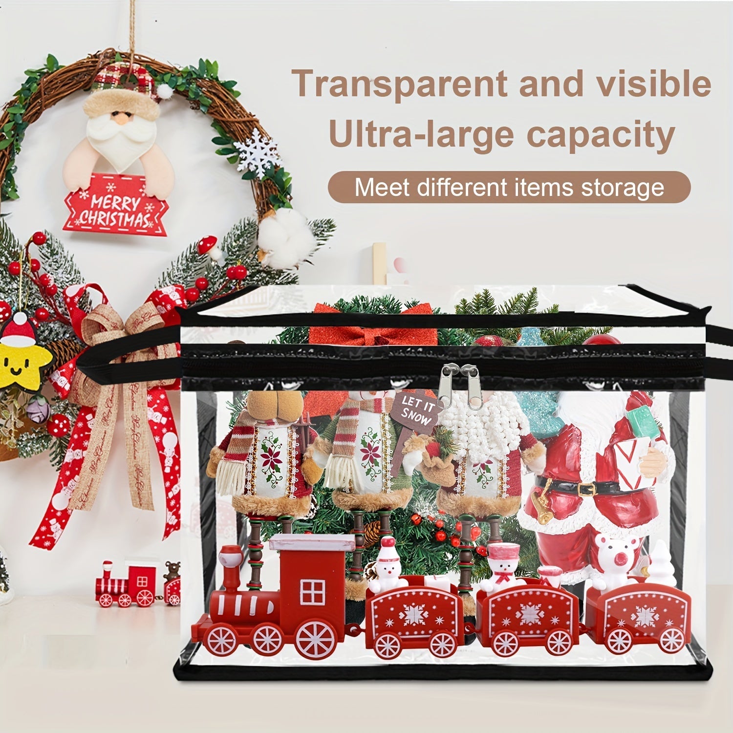 Plastic Carrying Game Bag Storage with Handles Water-Resistant Large Capacity