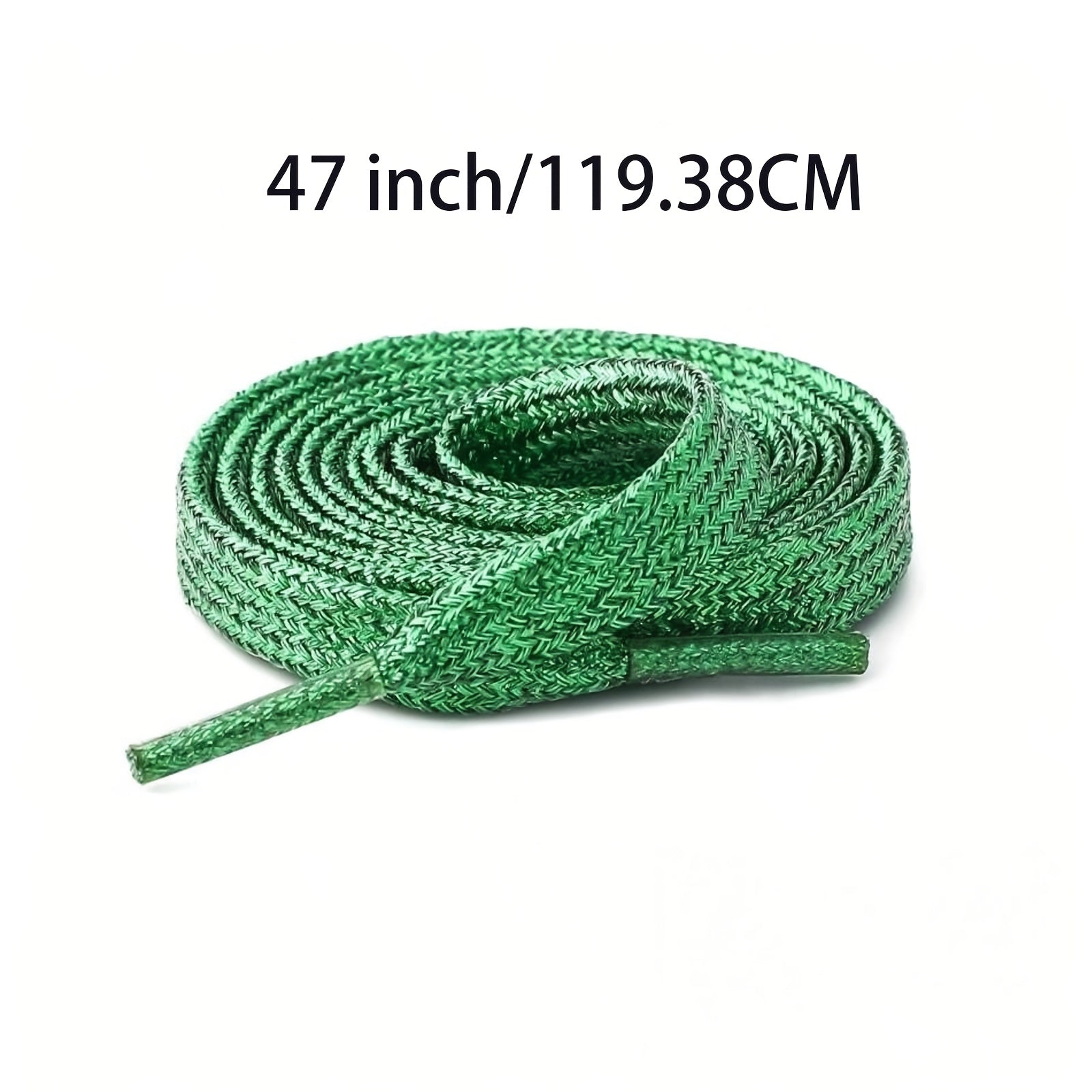 Women's Reflective Plastic Shoelaces Decorative Textured Fits Shoes Boots