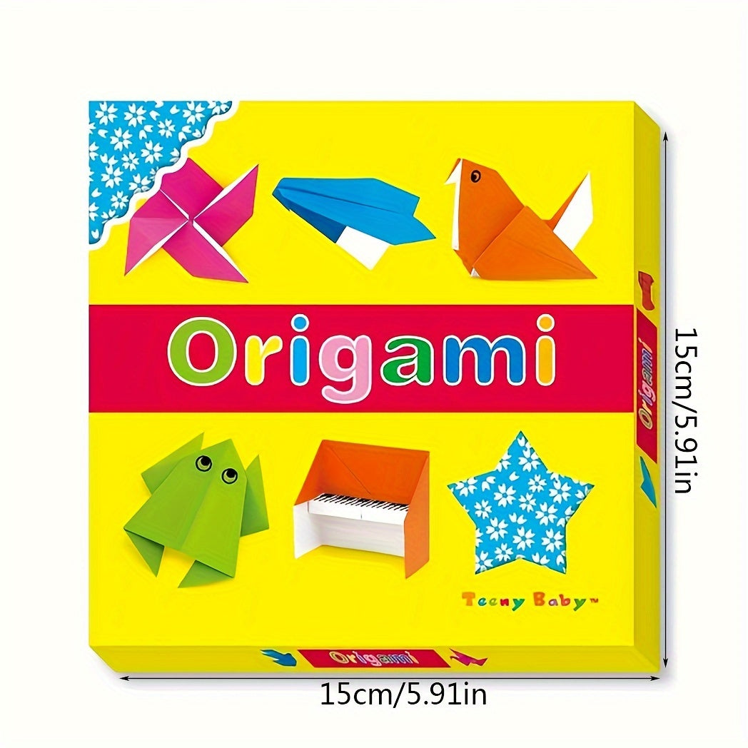 Kids Origami Craft Set with 40 Sheets and Instruction Book for Motor Skills Development