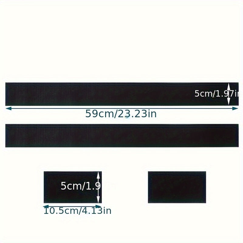 4pcs Car Trunk Organizer Straps Nylon Secure Storage for Fire Extinguishers Black