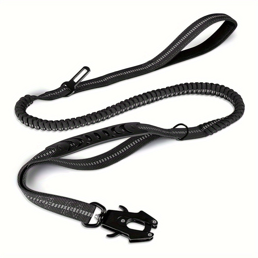 Dog Leash Tactical No-Pull Reflective Padded Handle for Medium to Large Dogs