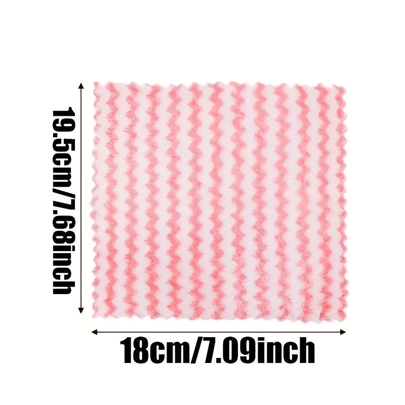 20 piezas de paños de felpa de coral, antigrasa, sin pelusas, paños de limpieza para cocina, paños de limpieza para el hogar