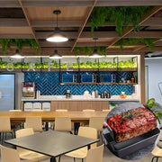 Kit de moldes para hornear antiadherentes con 2 bandejas y bandeja drenante removible para cocinar de manera saludable