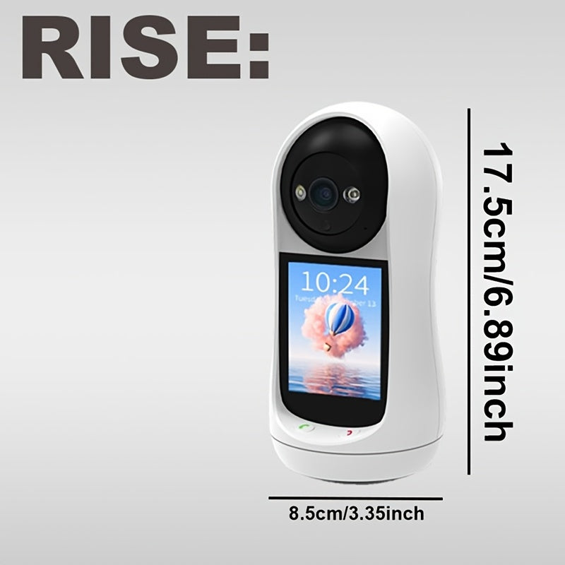 Indoor Wireless Security Camera with Night Vision Two-Way Audio and Baby Monitoring