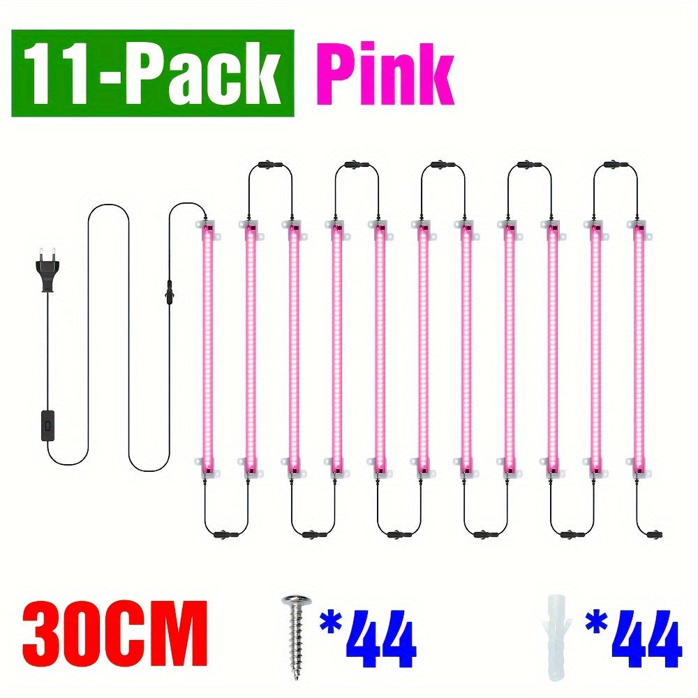 220V Full Spectrum LED Grow Light with 12 Heads 50cm for Indoor Plants Hydroponics Greenhouse