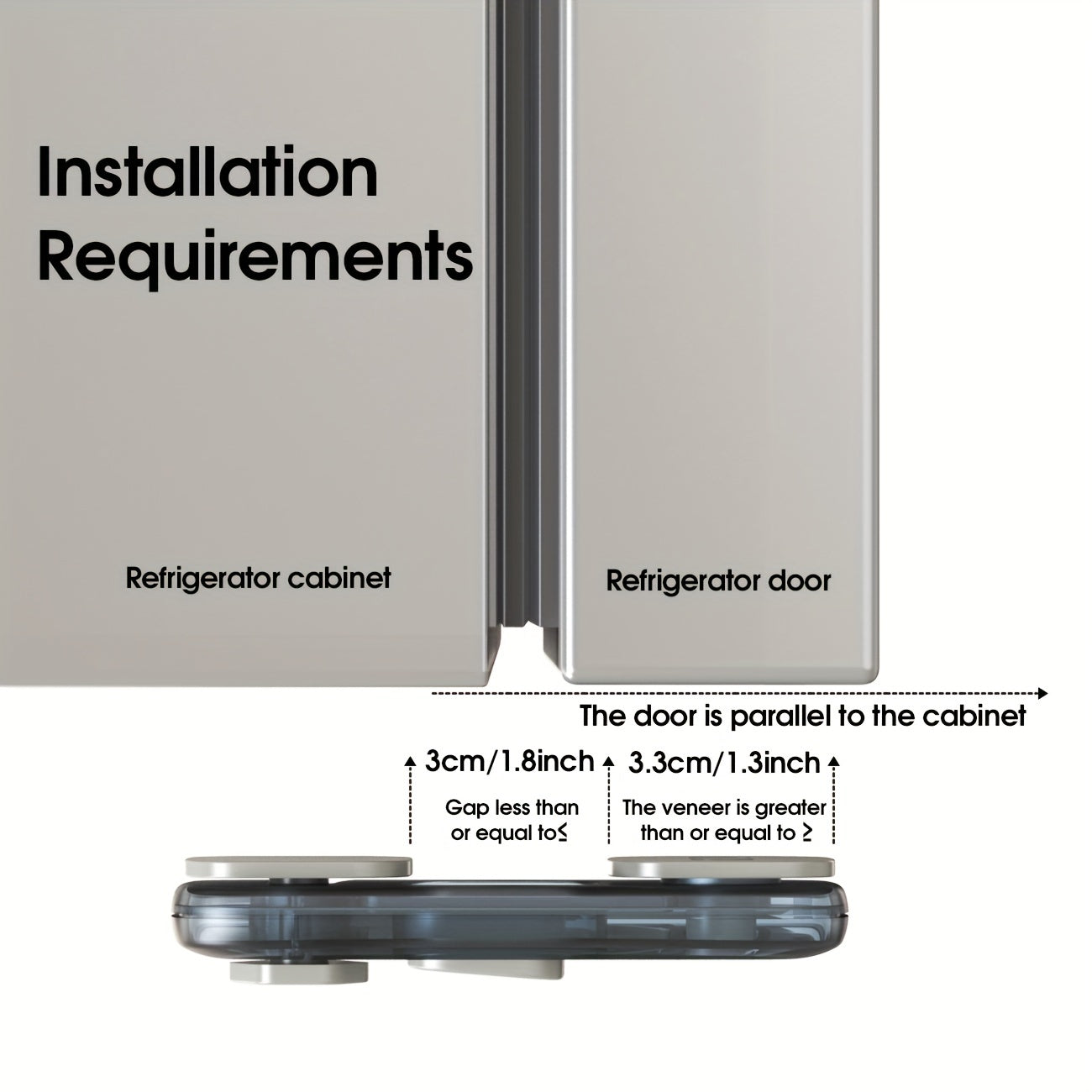 Child Safety Fridge Lock for One Door Baby Cabinet Lock Childproofing Blue