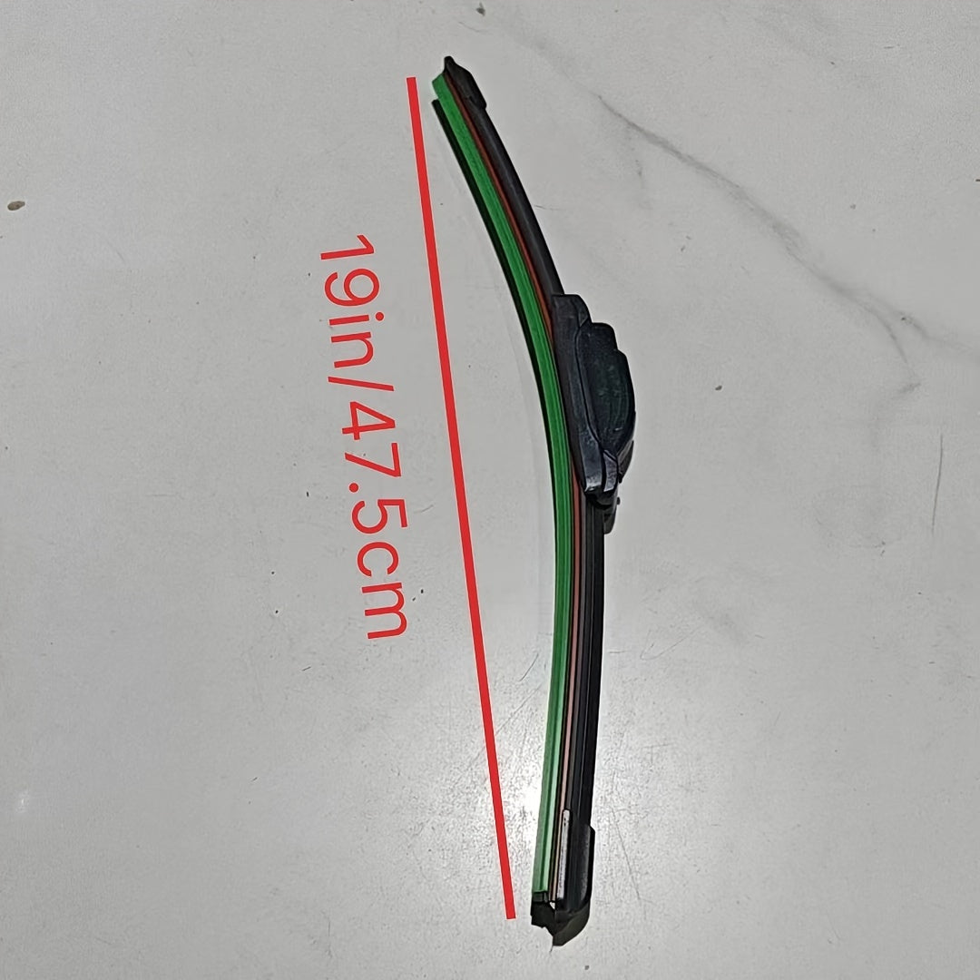 Universal U-Shaped Multi-Functional Wiper Blade Durable Dual Rubber Fit All Cars