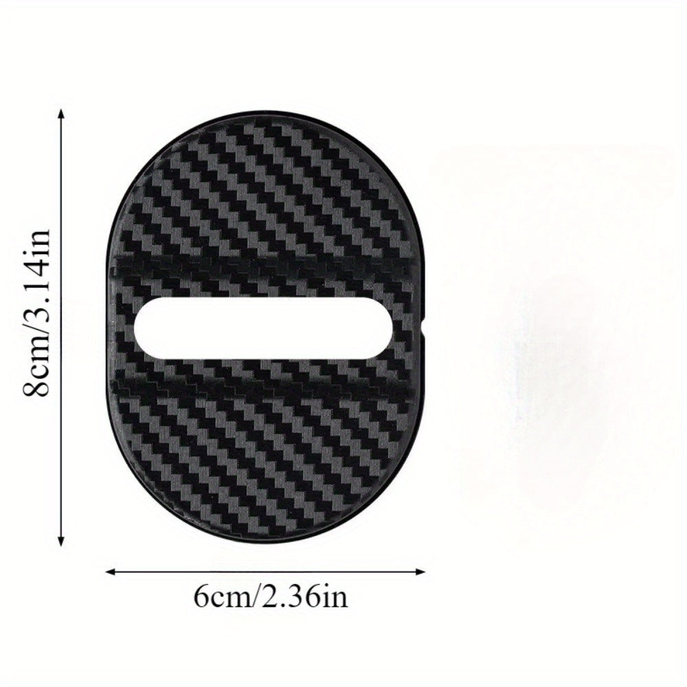 Комплект из 4 накладок на замки дверей автомобиля из антикоррозийского пластика для защиты транспортного средства