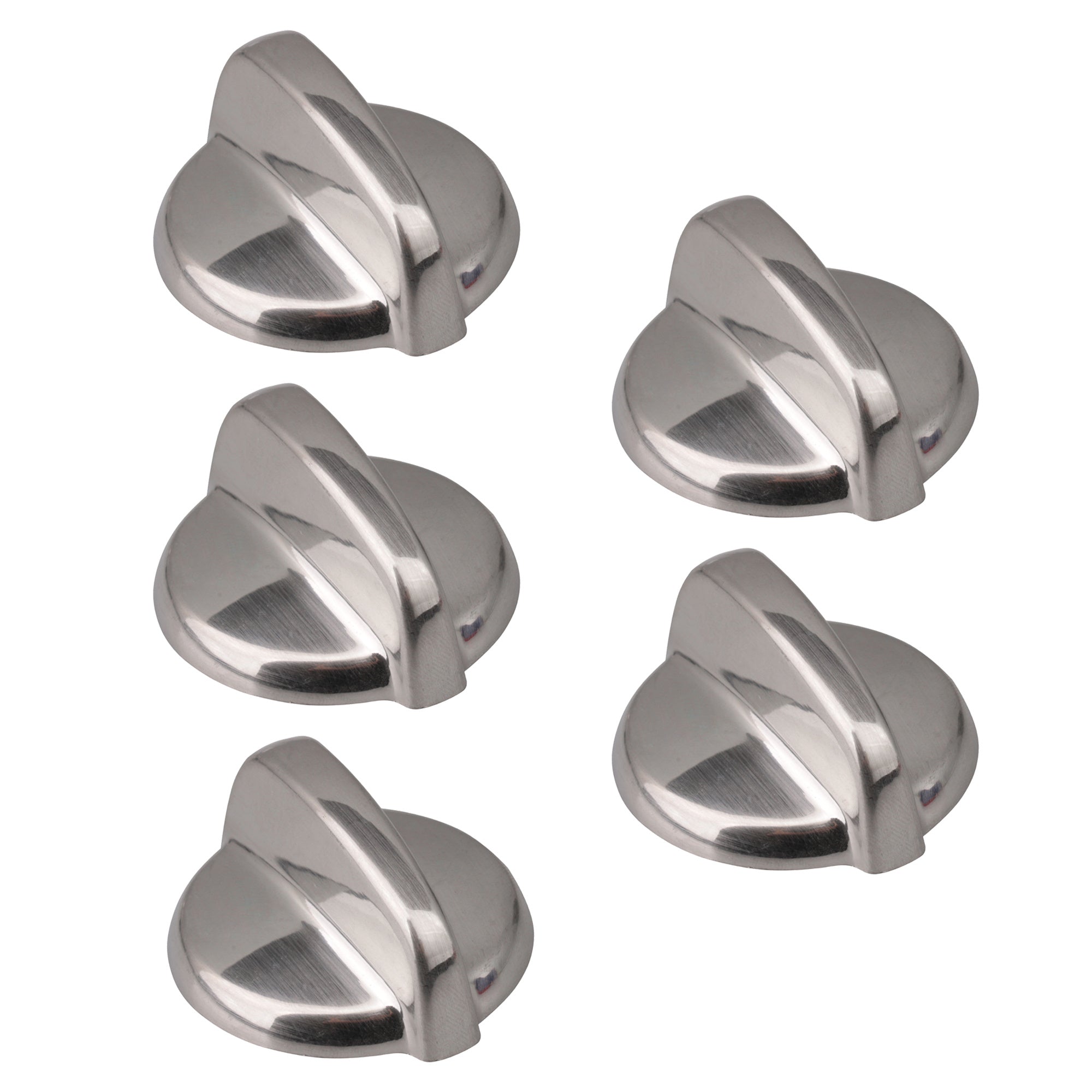 Stove Oven Knob Set of Five Replacement Handles for Kitchen Appliances