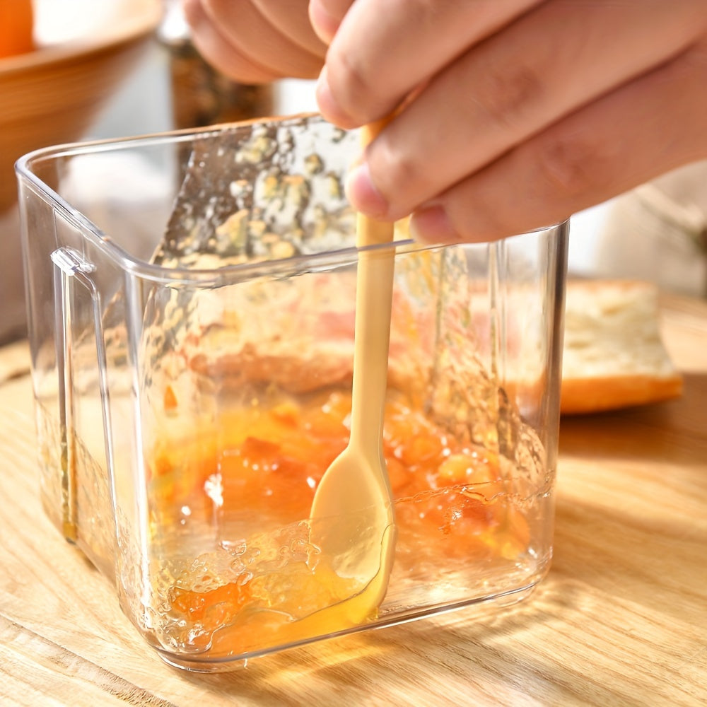 Stainless Steel Dual-Purpose Jam Scraper Spoon Kitchen Utensil