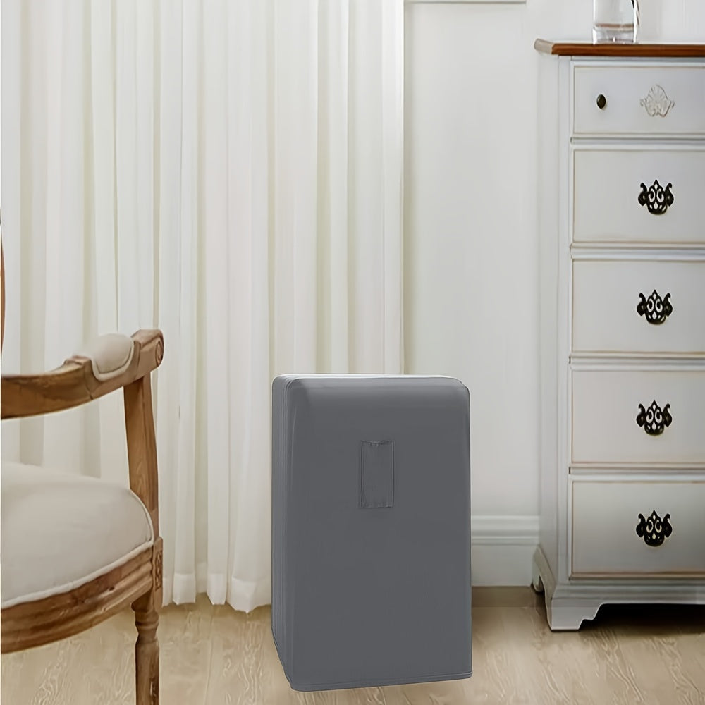 Portable Gray Air Conditioner Cover Dustproof Weatherproof 39.88x45.72x76.2cm