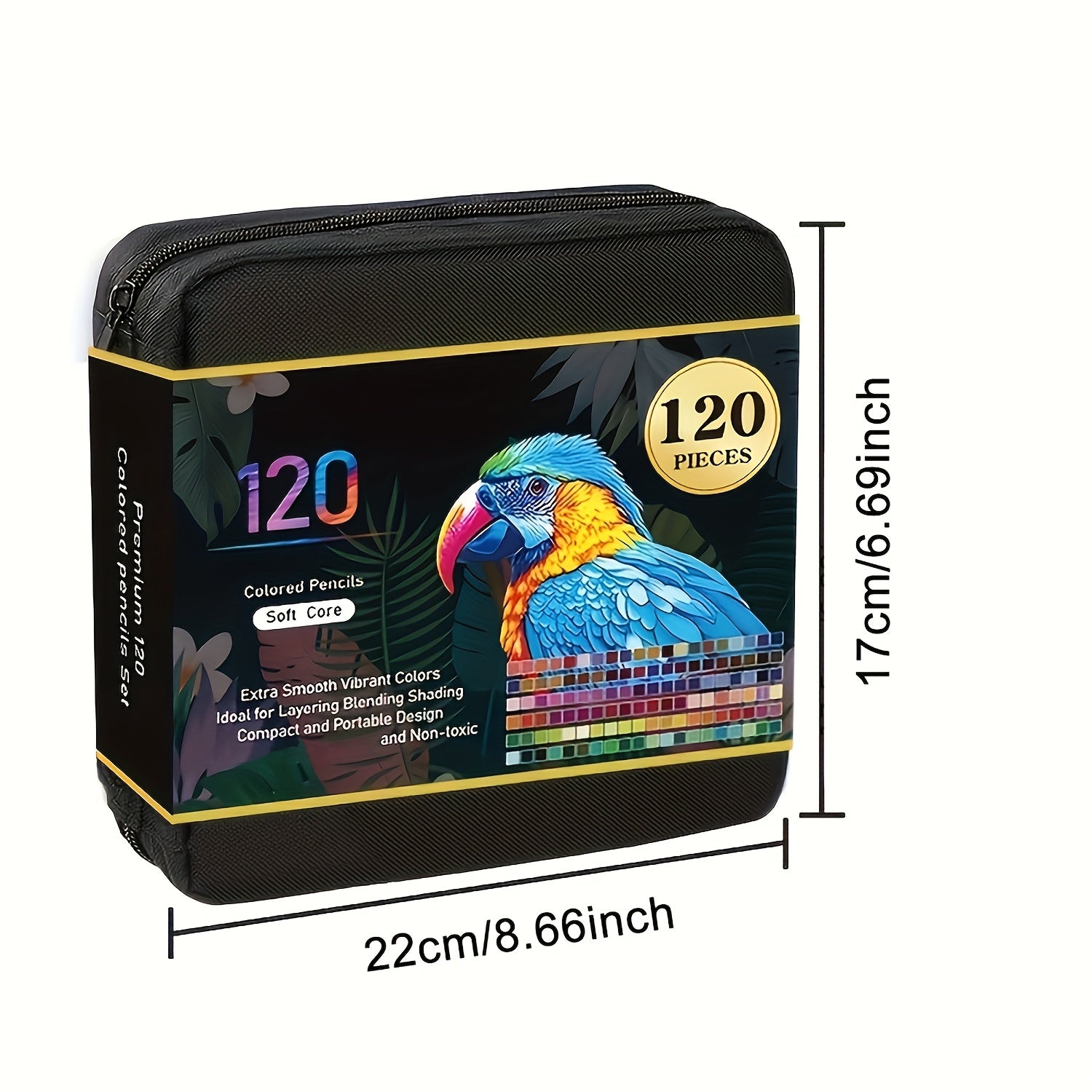 120 Pack Colored Pencils Set for Adult Coloring Books Soft Core Wood Art Supplies