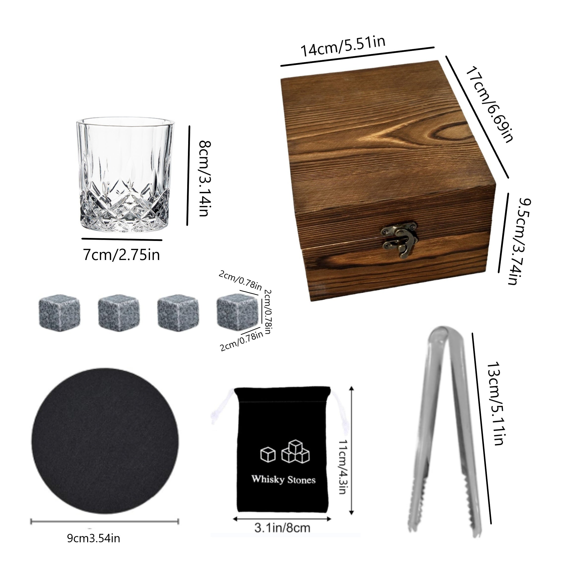 Reusable Marble Whiskey Chillers for Bars and Clubs