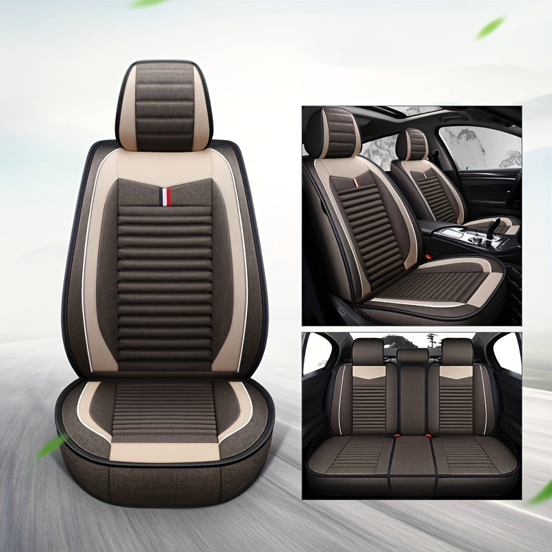 Universal Fit Car Seat Cover Set All-Season Fabric Full Coverage