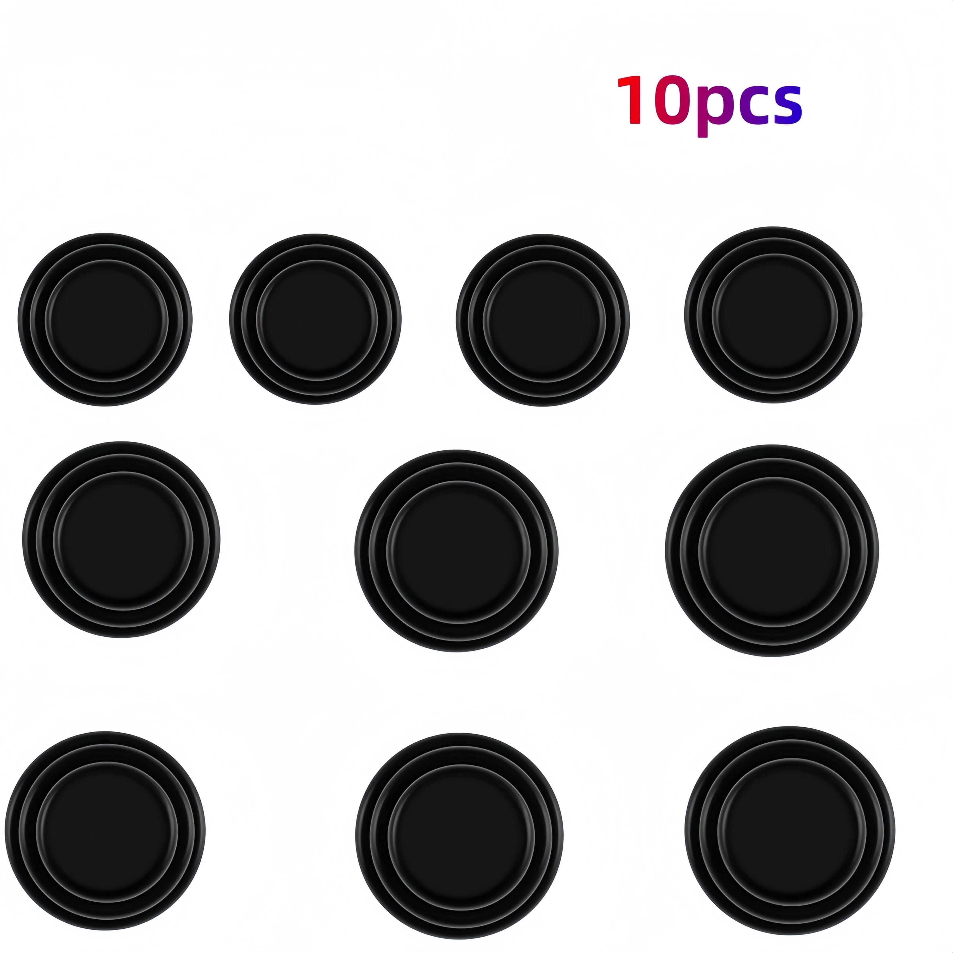 10 dona Silikon Avtomobil eshigi yostiqchalari shok o'tkazmaydigan va shovqinni yalıtuvchi