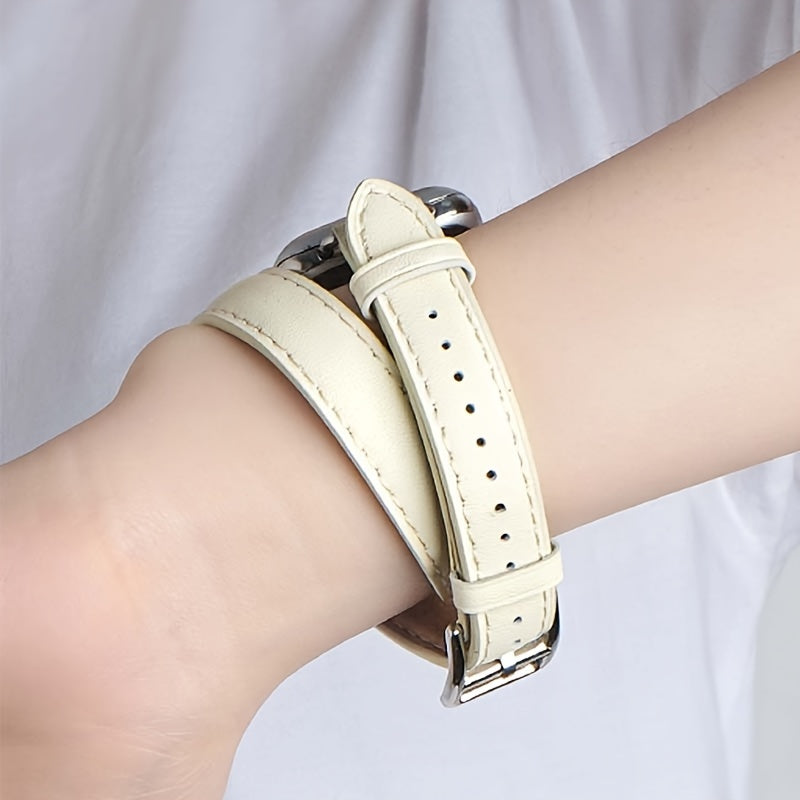 14-ta qismli ko'p rangli sun'iy charm smart soatlar uchun bantlar, iWatch Series SE/1-9 va Ultra bilan mos keladi, erkaklar va ayollar uchun mos keladigan ikki marta aylantiriladigan moslashuvchan.