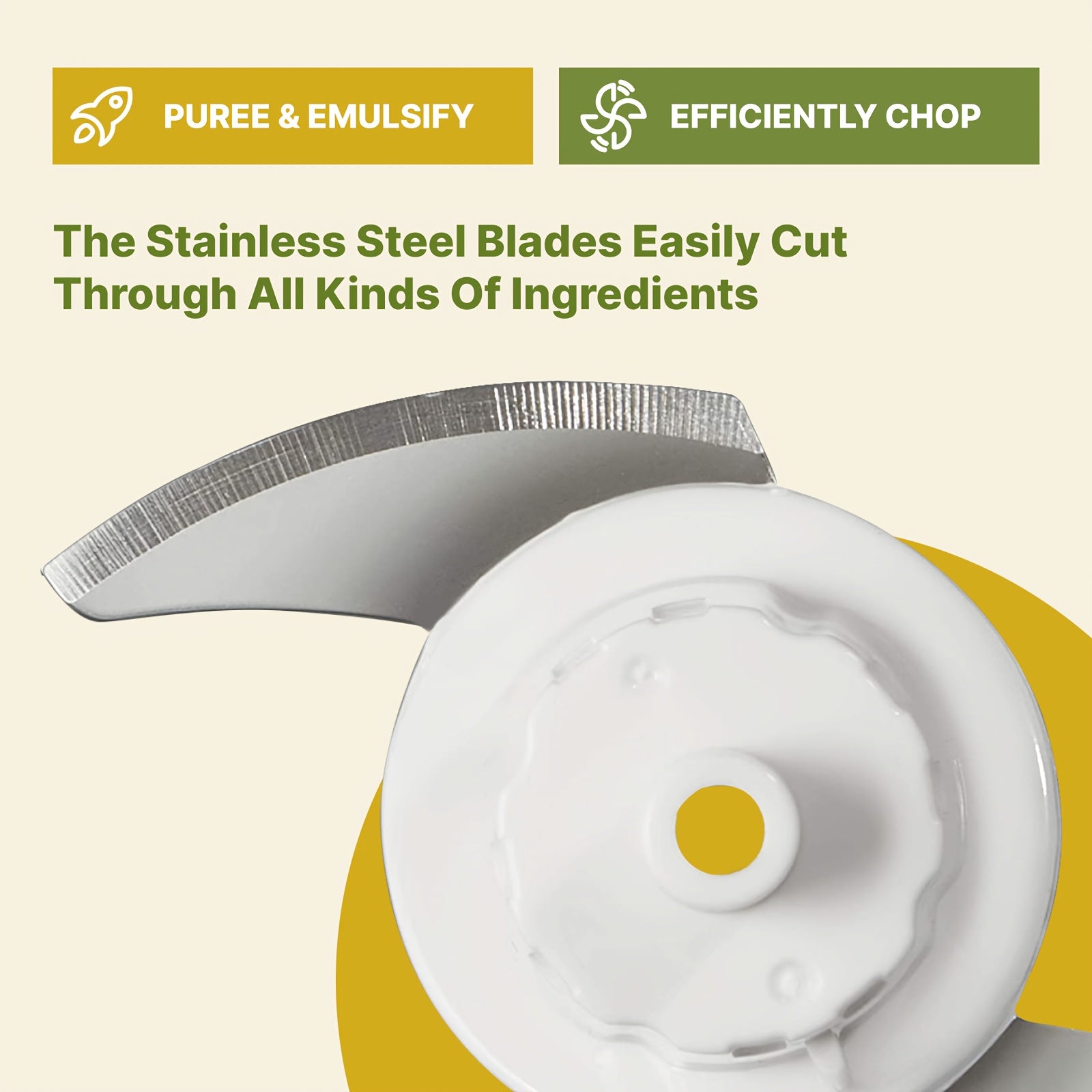 2-кубковый электрический овощерезка с европейской вилкой, без необходимости в батарее